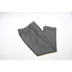 Brooks Brothers 346 Dress Pants 100% Wool Dark Gray MADE IN USA Mens Sz‎ 40 x 33